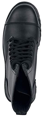 Brandit Phantom 14 Agujeros Unisex Botas Negro EU43, Piel, Regular