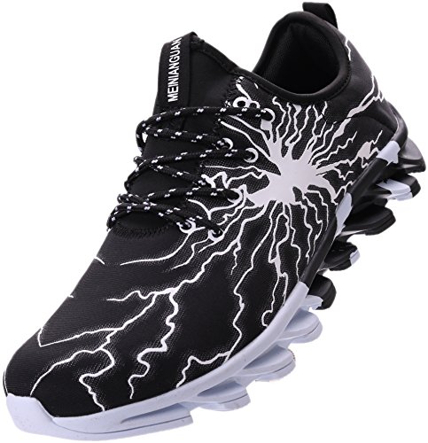 BRONAX Zapatos para Correr Hombre Zapatillas de Deportes Tenis Deportivas Running Calzado Trekking Sneakers Gimnasio Transpirables Casual Montaña Azul 40