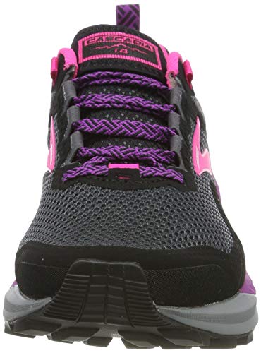 Brooks Cascadia 14, Zapatillas de Running Mujer, Negro (Black/Hollyhock/Pink 063), 38 EU