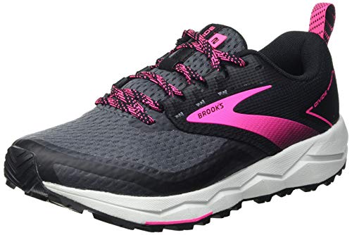 Brooks Divide 2, Zapatillas para Correr Mujer, Black Ebony Pink, 40.5 EU