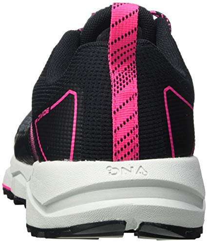 Brooks Divide 2, Zapatillas para Correr Mujer, Black Ebony Pink, 40.5 EU