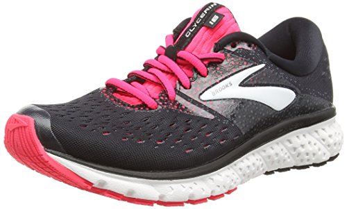Brooks Glycerin 16, Zapatillas de Running Mujer, Multicolor (Black/Pink/Grey 070), 38 EU