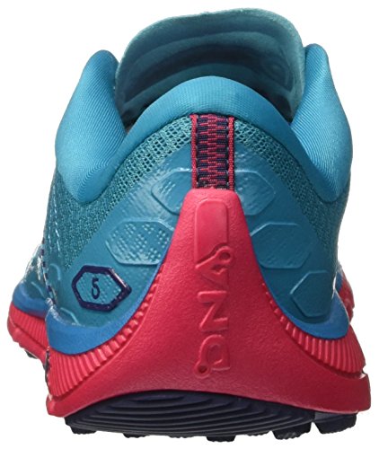 Brooks PureGrit 5, Zapatillas de Running para Asfalto Mujer, Turquesa (Peacock Blue/Virtual Pink/Patriot Blue), 38 EU