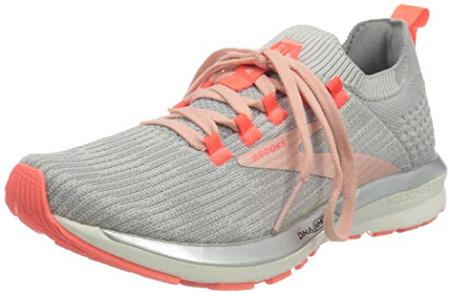 Brooks Ricochet 2, Zapatillas para Correr para Mujer, Grey/Alloy/Coral Cloud, 40 EU