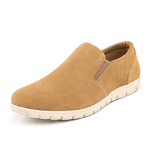 Bruno Marc Spain-02 Zapatillas Sin Cordones para Hombre Bronceado 43.5 EU/10.5 US