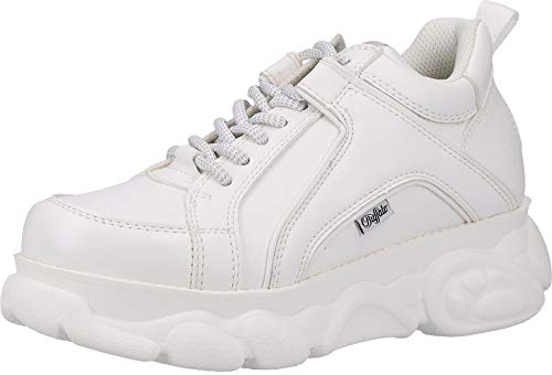 Buffalo Corin, Zapatillas Altas Mujer, Blanco (White 000), 38 EU