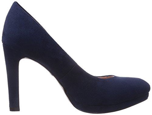 Buffalo H748-1 P1804D, Zapatos de Tacón Mujer, Azul-Azul (Marino), 36 EU