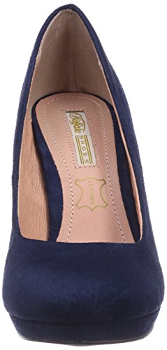 Buffalo H748-1 P1804D, Zapatos de Tacón Mujer, Azul-Azul (Marino), 36 EU