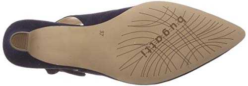 bugatti 411685733400, Zapatos de Talón Abierto Mujer, Azul (Dark Blue 4100), 38 EU