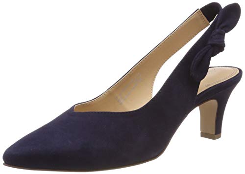 bugatti 411685733400, Zapatos de Talón Abierto Mujer, Azul (Dark Blue 4100), 38 EU