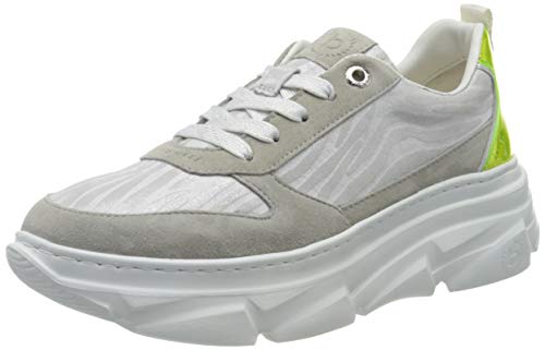 bugatti 411844063439, Zapatillas Mujer, Gris Light Grey Animal Print 1282, 39 EU