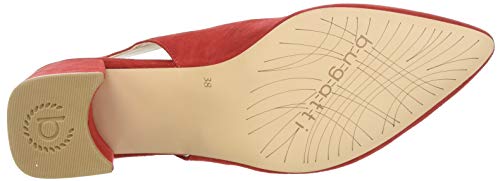 bugatti 411913703400, Zapatos con Tira de Tobillo Mujer, Rojo (Red 3000), 39 EU