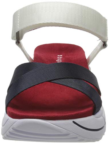 bugatti 431881816969, Sandalia con Pulsera Mujer, Azul Dark Blue White 4120, 40 EU