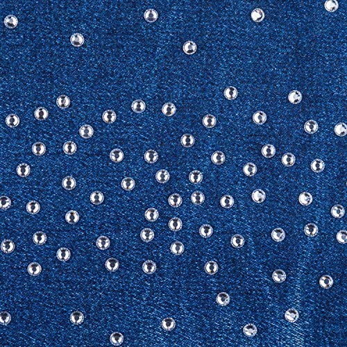 BUYGOO 2016 Piezas Diamantes de Cristal de Espalda Plano 1.5 mm - 6.6 mm 6 Tamaños Gemas de Cristal Redondas Transparente Diamantes de Imitación de Decoración Pedrería para Uñas/Coser