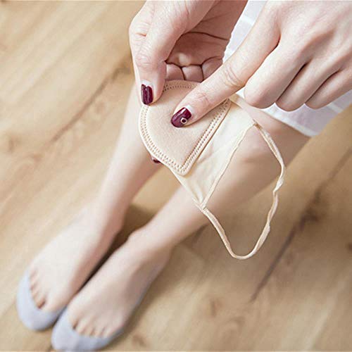 Calcetines Invisibles Antideslizantes para Mujer, Medias De Seda De Hielo Sexis para Mujer, Calcetines Antideslizantes De Tacón Alto, 2