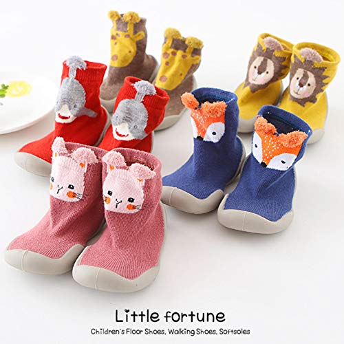 Calcetines Para Bebés Y Niños Pequeños, Suela De Goma, Antideslizante, Zapatillas Para Bebés, Niños, Niñas, Transpirables, Gruesas, Para Interiores, Exteriores, Invierno, Zapatos Calientes