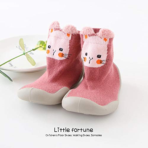 Calcetines Para Bebés Y Niños Pequeños, Suela De Goma, Antideslizante, Zapatillas Para Bebés, Niños, Niñas, Transpirables, Gruesas, Para Interiores, Exteriores, Invierno, Zapatos Calientes
