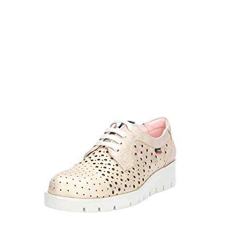Callaghan haman, Zapatos de Cordones Derby para Mujer, Dorado (Nude 1), 39 EU