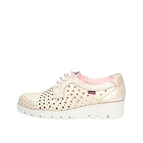 Callaghan haman, Zapatos de Cordones Derby para Mujer, Dorado (Nude 1), 39 EU