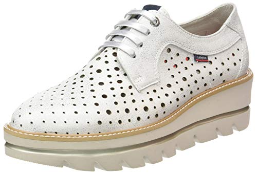 Callaghan Party Line, Zapatos de Cordones Derby para Mujer, Plateado (Plata 1), 40 EU