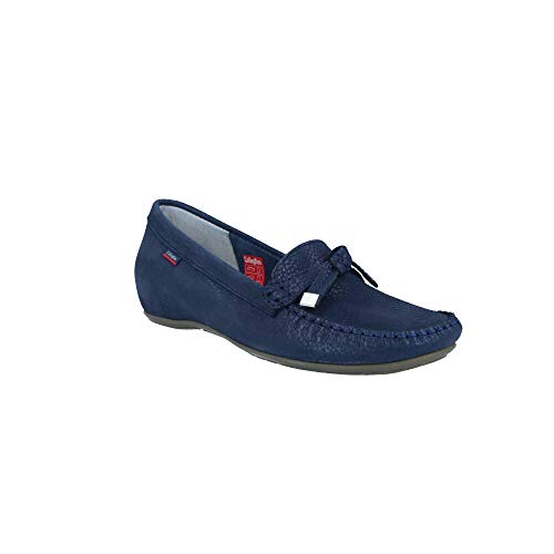 Callaghan_Mocasín Lazo cuña Interior Marino para Mujer (Numeric_38)