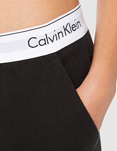 Calvin Klein Bottom Pant Jogger Pantalones de Deporte, Negro (Black 001), XS para Mujer