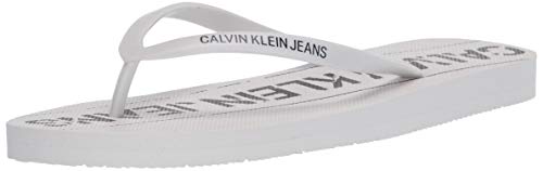 Calvin Klein - Chanclas para mujer Art B4R0904, color blanco, tamaño a elegir Blanco Size: 39 EU