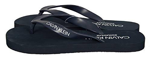 Calvin Klein Chancletas Zapatillas Unisex Swimwear CK artículo KM0KM00497 FF Sandals, CBK Black Iris, Piede 41/42