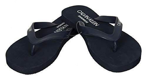 Calvin Klein Chancletas Zapatillas Unisex Swimwear CK artículo KM0KM00497 FF Sandals, CBK Black Iris, Piede 41/42
