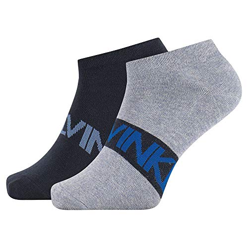 Calvin Klein Intense Power Men's Liner Socks (2 Pack) Calcetines, Combo, 39-42 para Hombre