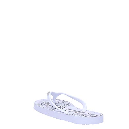 Calvin Klein Jeans E8853 - Chanclas para mujer, color Blanco, talla 37 EU