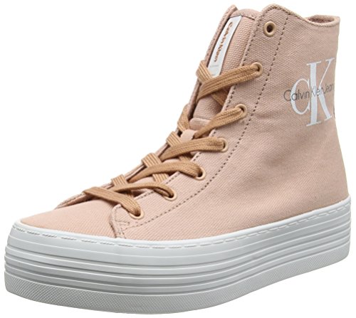 Calvin Klein Jeans Zabrina Canvas, Zapatillas Altas Mujer, Rosa (Dusk), 36 EU