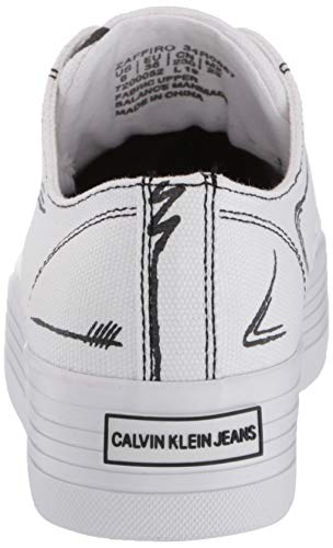 Calvin Klein Jeans Zaffiro B4R0887 Negro Zapatillas Casual Mujer Blanco Size: 39 EU