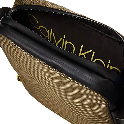Calvin Klein - Revealed 2g Mini Reporter, Organizadores de bolsos Hombre, Verde (Dark Olive), 0.1x0.1x0.1 cm (W x H L)