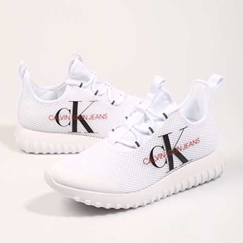 Calvin Klein ROSILEE White R1640 Zapatillas para Mujer, 36