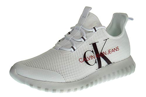 Calvin Klein ROSILEE White R1640 Zapatillas para Mujer, 37