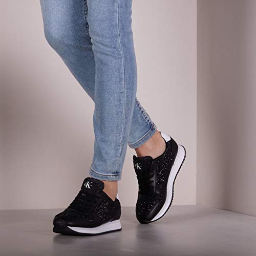 Calvin Klein Runner - Zapatillas deportivas LACEU de mujer YW0YW00072 Negro Size: 40 EU