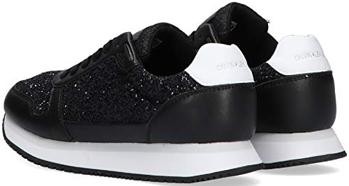Calvin Klein Runner - Zapatillas deportivas LACEU de mujer YW0YW00072 Negro Size: 40 EU