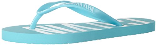 Calvin Klein Underwear FF Sandal, Los Fracasos de tirón para Mujer, Azul (Blue Radiance 480), 36 EU