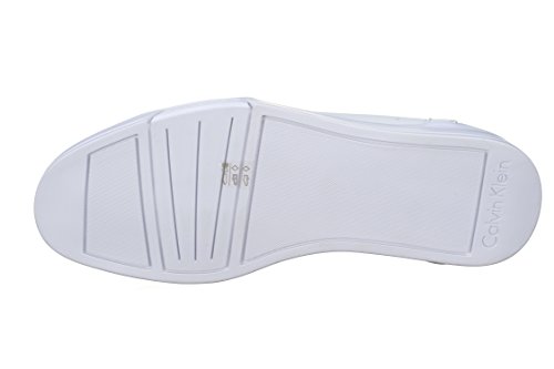 Calvin Klein - Zapatillas de Deporte Hombre, Blanco (blanco), 42 EU