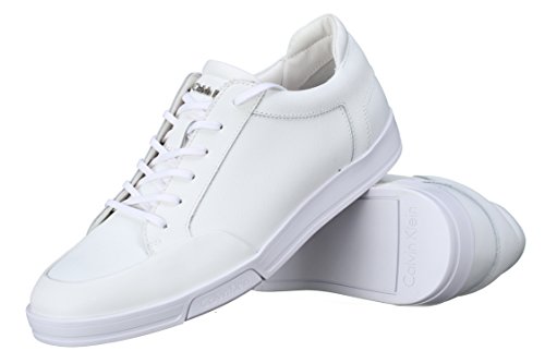 Calvin Klein - Zapatillas de Deporte Hombre, Blanco (blanco), 42 EU