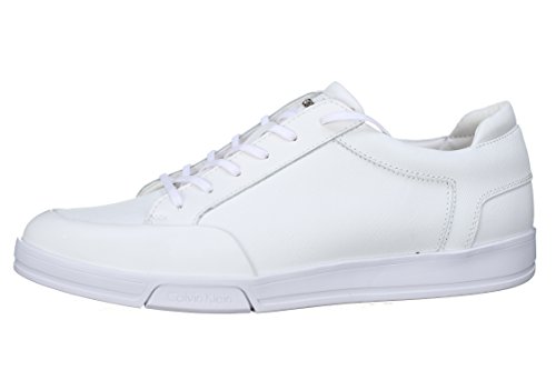 Calvin Klein - Zapatillas de Deporte Hombre, Blanco (blanco), 42 EU