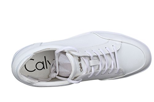 Calvin Klein - Zapatillas de Deporte Hombre, Blanco (blanco), 42 EU