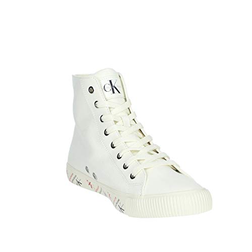 Calvin Klein Zapatillas de hombre Art B4S0669 Black Color Foto Medida a elegir Blanco Size: 39 EU