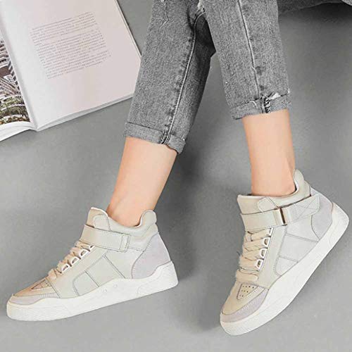 Calzado Deportivo De Invierno para Mujer, Zapatos De Punta Redonda, Pisos Altos Y Planos, Zapatillas De Deporte con Plataforma Y Cordones Ocasionales, Botines De Terciopelo Wild Wild Plus