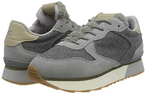 camel active Fog, Zapatillas Mujer, Gris, 39 EU