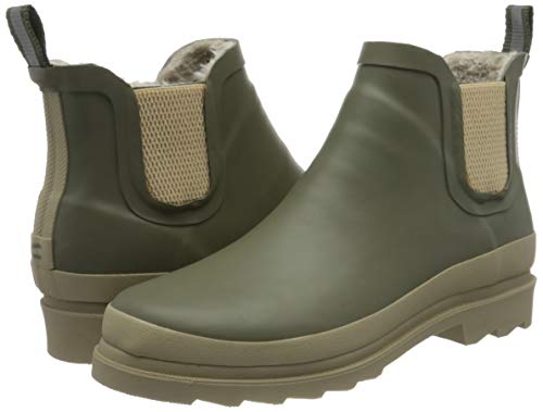 camel active Rain, Botas de Lluvia Mujer, Verde Oliva, 36 EU