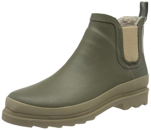 camel active Rain, Botas de Lluvia Mujer, Verde Oliva, 36 EU