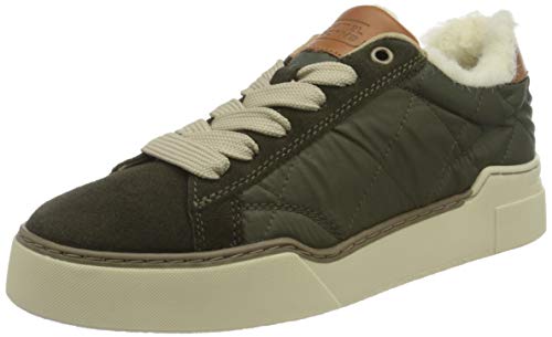 camel active Wind, Zapatillas Mujer, Verde Oliva, 39 EU