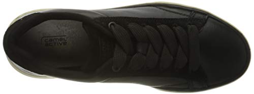 camel active Wind, Zapatillas para Mujer, Negro, 36 EU